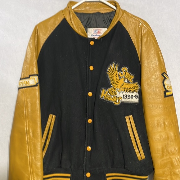 90s Hawks Varsity Jacket - Picture 2 of 12